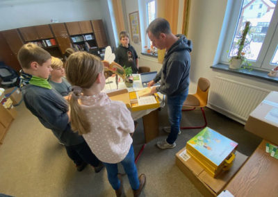 Anschauungsmaterial zur Biene - Geschenk vom Thüringer Kultusministerium und dem Schulverwaltungsamt